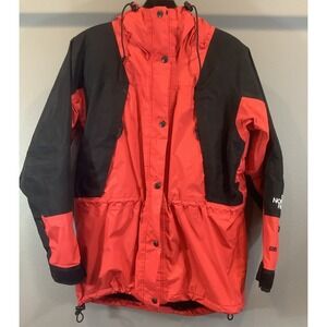 Vintage The North Face Womens Goretex‎ Mountain Ski Jacket Coat Sm Petite Red
